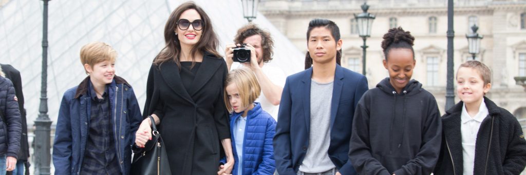 Анджелина Джоли и приемные дети