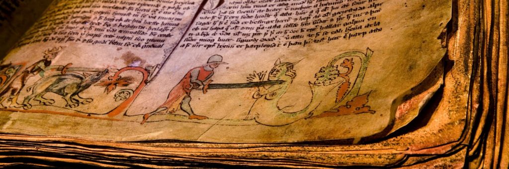 средневековый манускрипт
