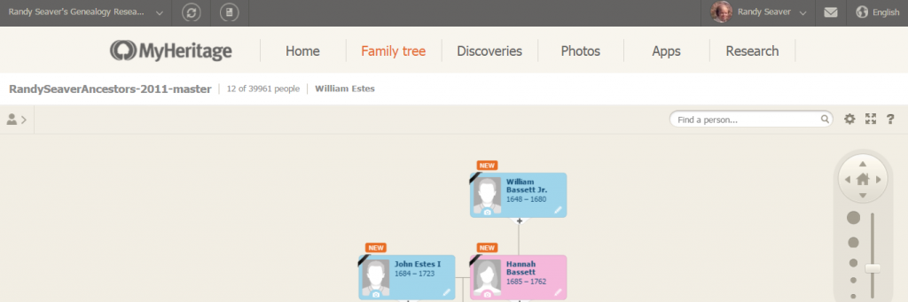 MyHeritage для составления родового древа