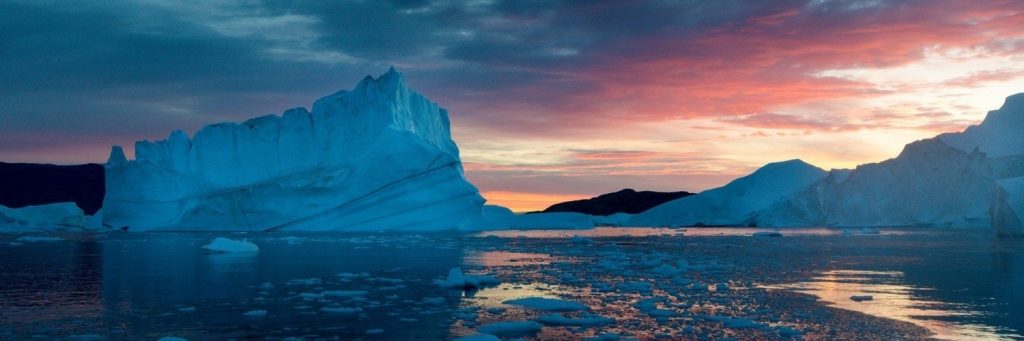 ледники на севере Гренландии