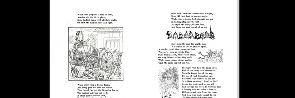 книжка-комикс Палмера Кокса про домовых из шотландского эпоса