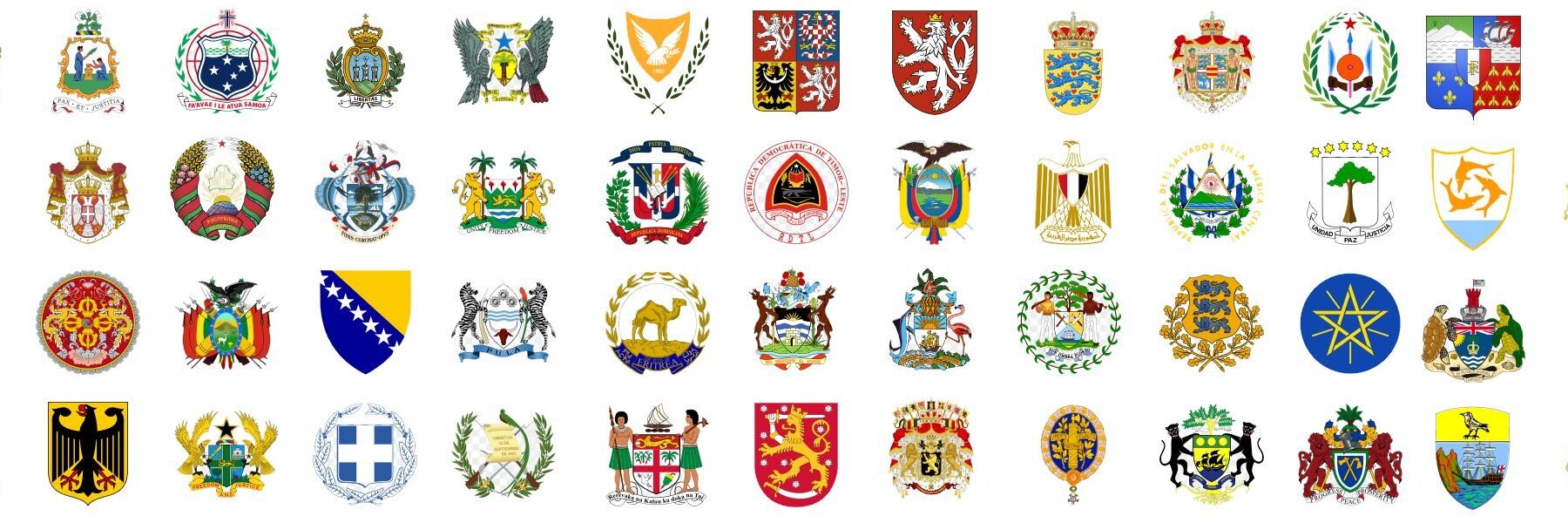 гербы стран снг с названиями и фото