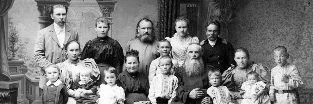 Старинные семейные фотографии 19 века