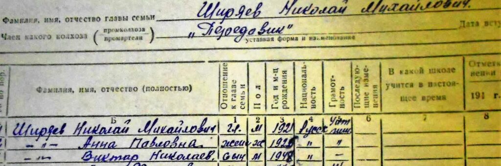 Похозяйственная книга