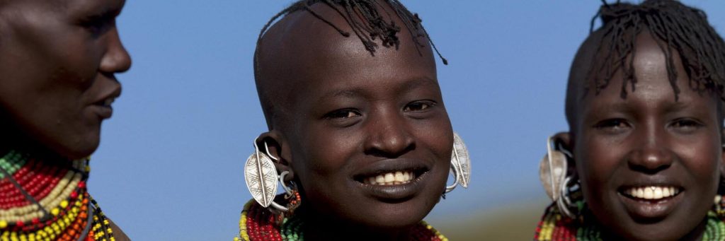 девушки-масаи в Африке