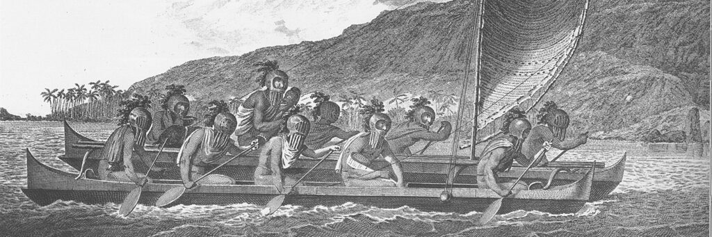 Древние каноэ полинезийцев