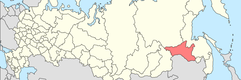 Амурская область на карте России