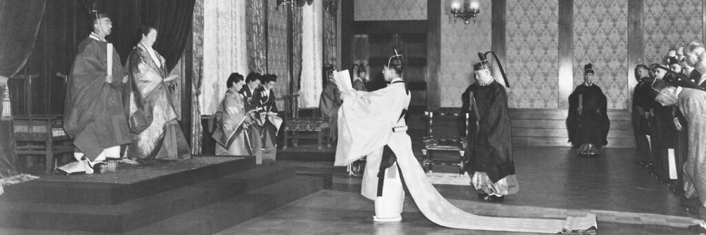 Коронация императора Японии Хирохито