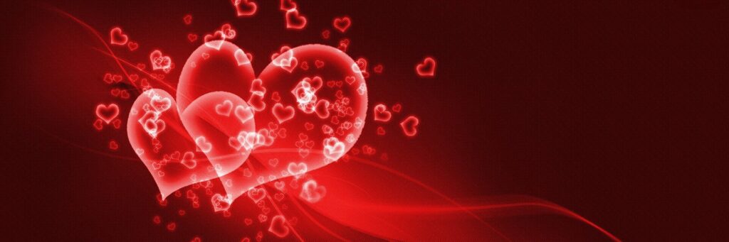 шары в виде сердечек ко дню святого Валентина