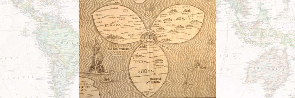 Фрагмент карты Генриха Буэнтинга