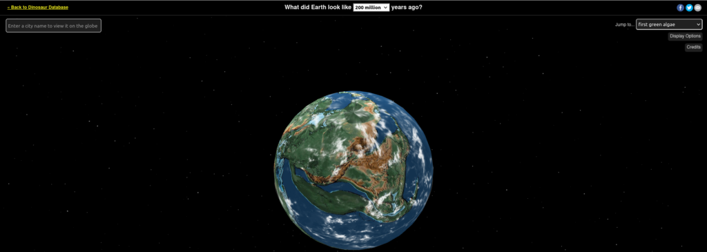 Земля 200 миллионов лет назад