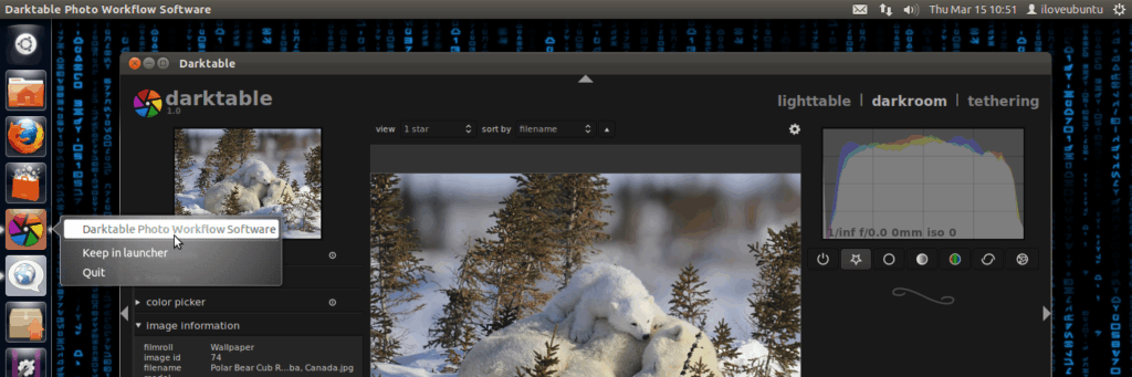  программа darktable для  фото 
