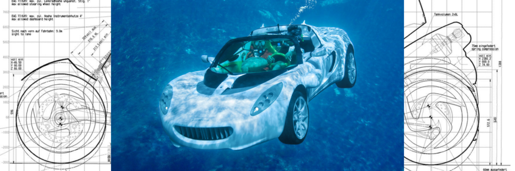 подводный автомобиль будущего Rinspeed sQuba