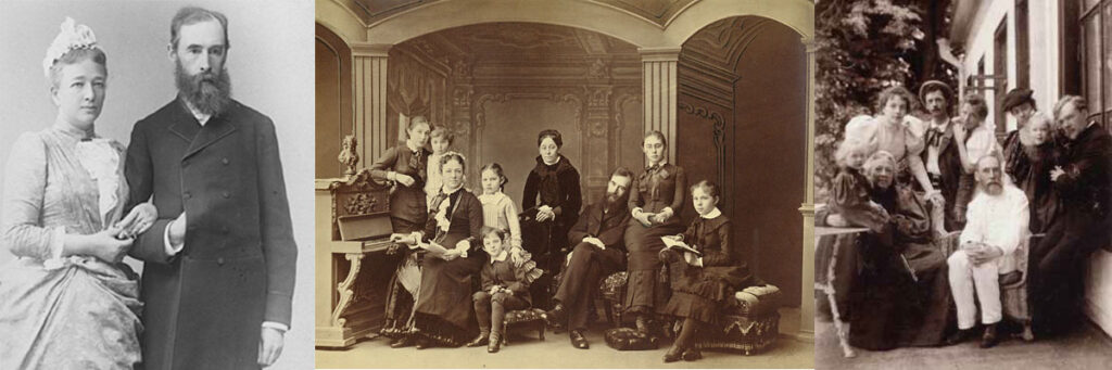 Павел Третьяков с семьёй