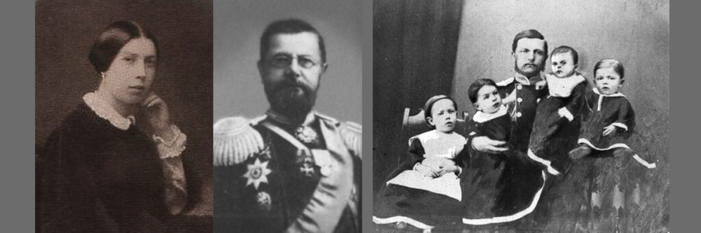 Александр и Анна Врубели, Александр Врубель с детьми после смерти супруги