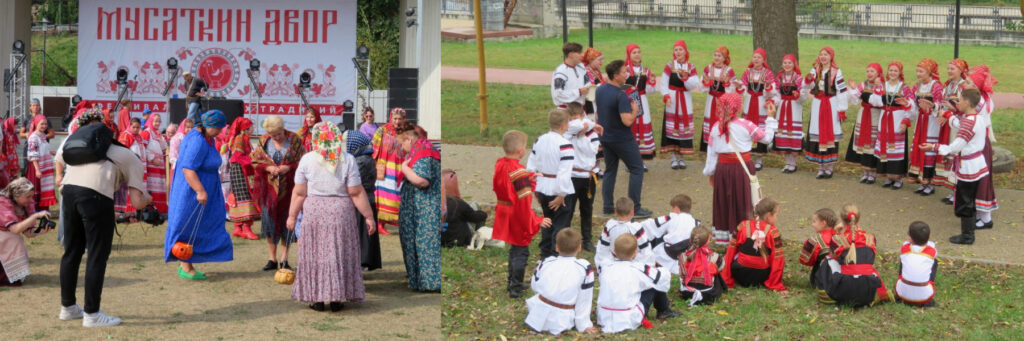 Фольклорный фестиваль "Мусаткин двор" с похоронами мушки-блошки по всем канонам Добровского района.