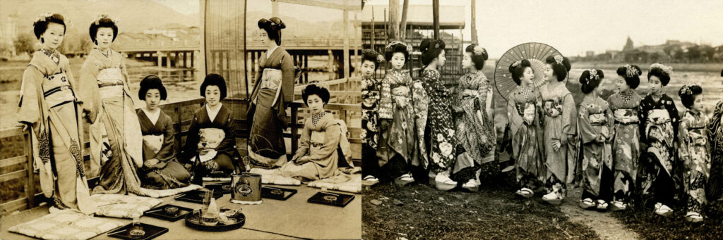 Гейши. Япония. 1920