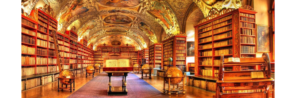 Страговский монастырь в Праге, библиотека