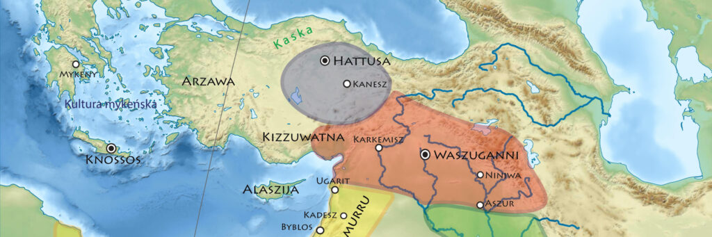 Хеттская империя на карте