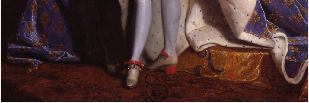 Туфли с каблуком короля Людовика XIV