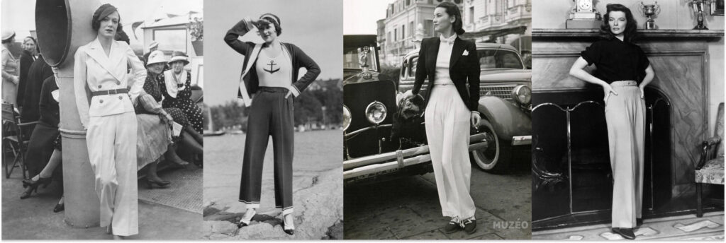Женщины 20 века в брюках