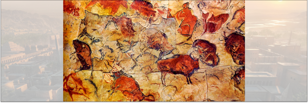 Знаменитые рисунки из пещеры Альтамира можно воспринимать как протописьменность. 