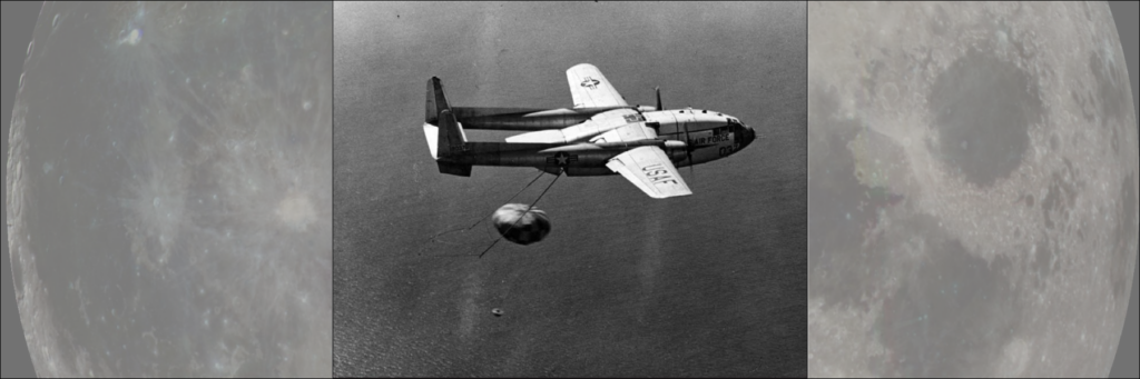 США использовали военно-транспортный самолёт Fairchild C-119J Flying Boxcar для транспортировки зондов с полученными данными. 