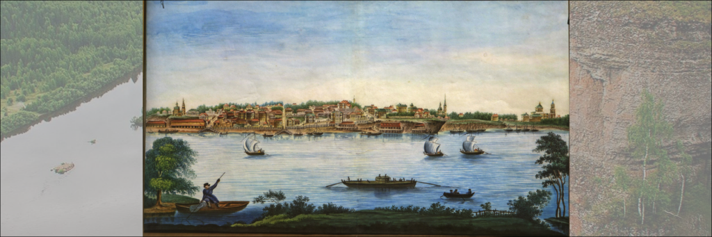 Павел Размахнин. Вид Перми, 1823 год. 