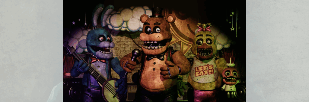Кадр из игры «Five Nights at Freddy's». 