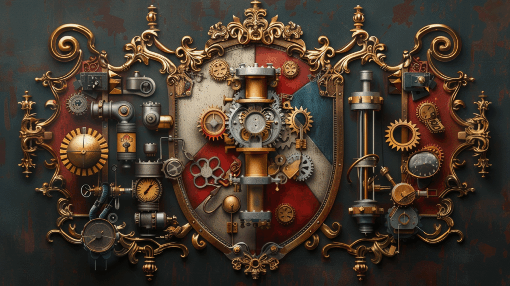 Техника в геральдике