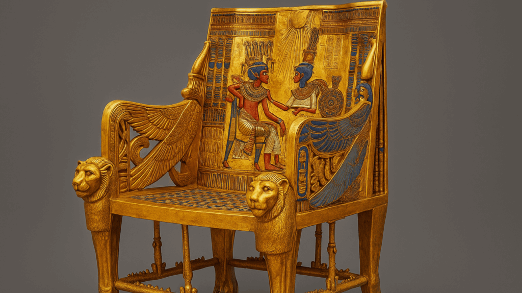 Золотой трон Тутанхамона
